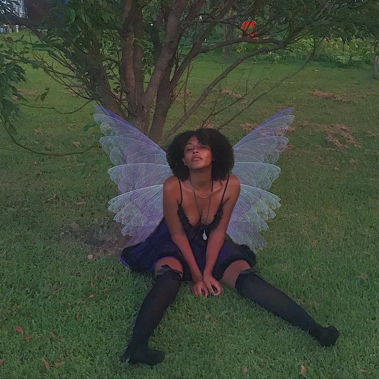 fairycore aesthetic but make it in black women