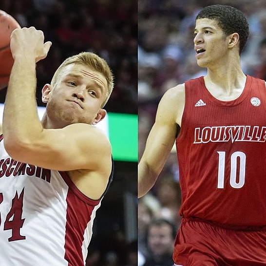 Louisville2k's tweet photo. Hell of a game today #23 louisville vs #12 Wisconsin https://t.co/jagjIXIqs5