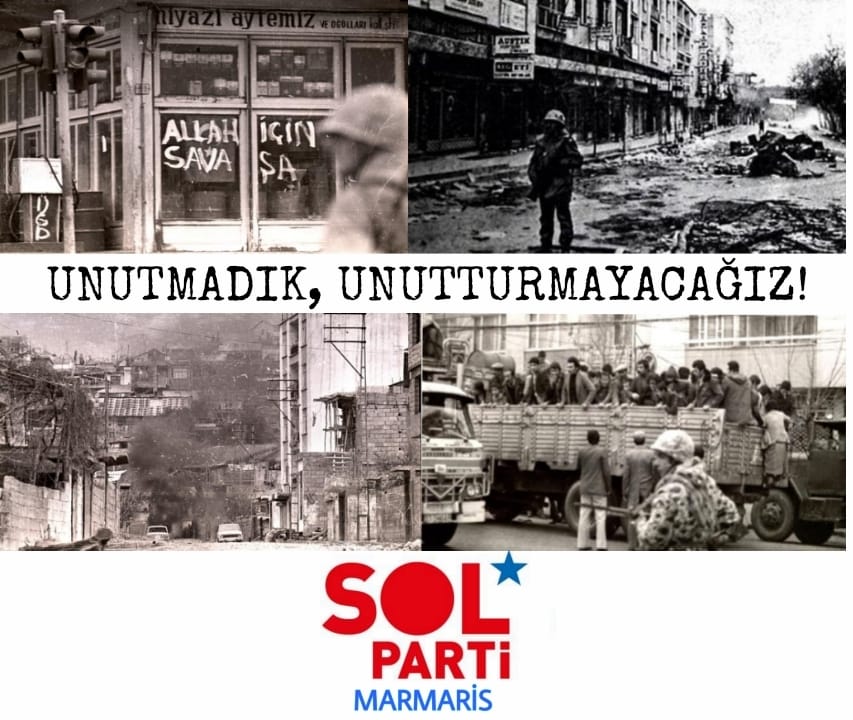 120 kişi alevi olduğu için öldürüldü.  İlkel, sadist, cahil, cani insan tehlikelidir. 'Maras Katliamı' örgütlü cehalettir. 'Örgütlenmiş Cehalet' faşist iktidarların en önemli silahıdır. Bunu ancak; örgütlü bir sol, örgütlü bir sosyalist mücadele durdurabilir. #maraskatliamı