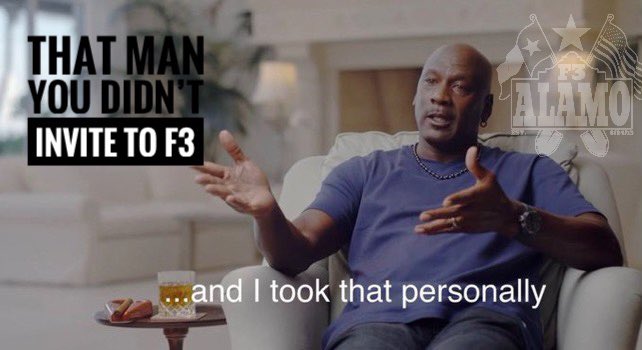 F3theAlamo's tweet image. That next FNG might be the 🐐. Don’t piss off the 🐐.