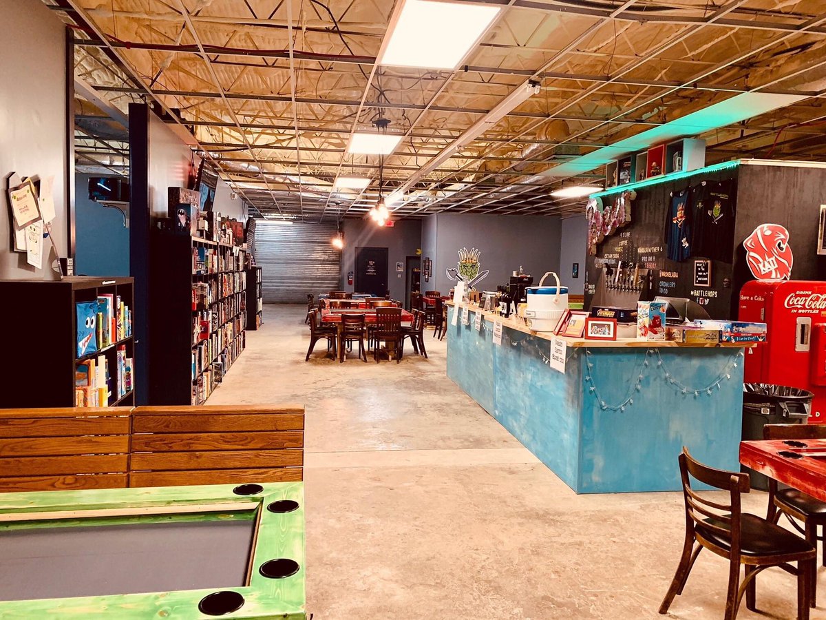 battlehopsbrew's tweet photo. Come play at Battlehops today! Beer, board games and burgers on tap. Need a gift? Pick up beer, board games, and Battlehops merch to go!๐
#battlehops #battlehopsbrewing #katytx #brewery #boardgamecafe #familyowned #supportlocal #boardgames #beer #houstonbeer #boardgameaddict https://t.co/YLwPk49Suy