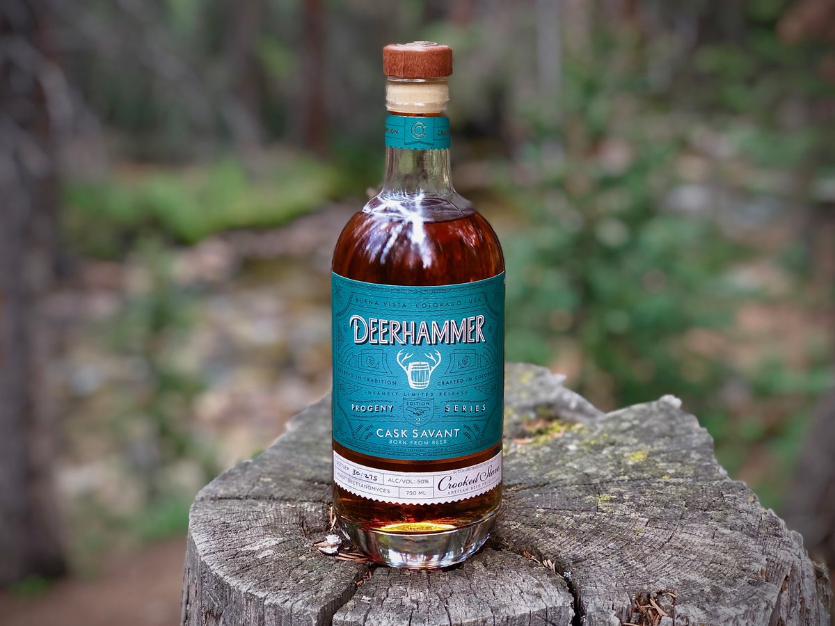 In 2015, <a href="/Deerhammer/">Deerhammer Whiskey</a> lay <a href="/CrookedStave/">Crooked Stave</a>'s hoppy Brett beer to rest in heavy toast light char American oak casks. The results are mind-blowing. radcraftbeer.com/news/deerhamme… #forimmediaterelease #craftspirits