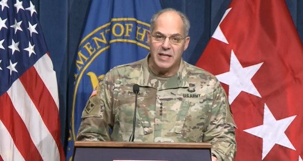 General Gustave Perna, one of the officials leading the U.S. vaccine rollout, says they will "allocate" 7.9 million doses of Pfizer and Moderna's vaccines across the U.S. this week.(It's possible that means 3.95m doses shipped now, and the other half withheld for 2nd doses.)