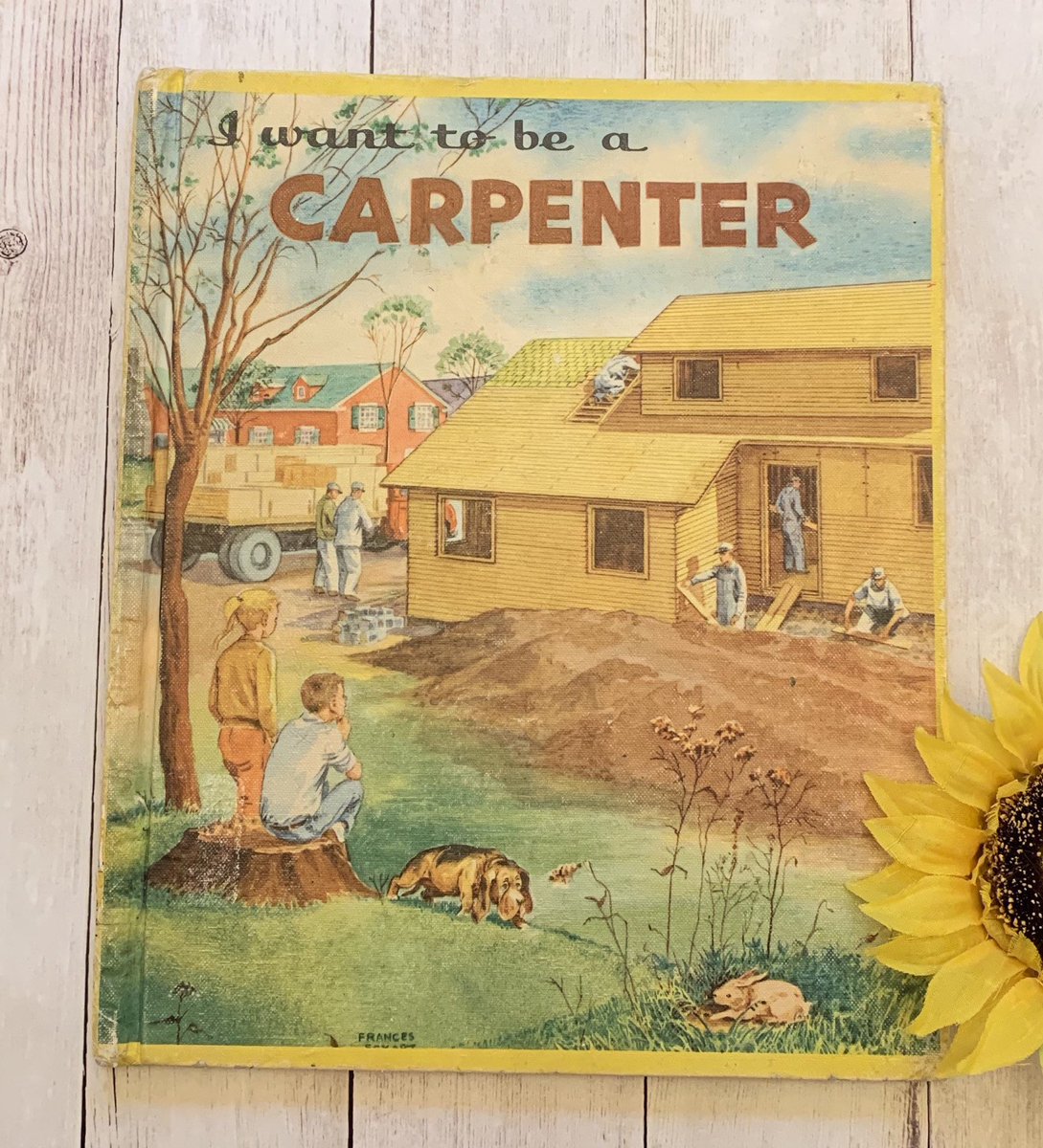 LadybugsTwo's tweet image. Vintage 1959 I Want to be a Carpenter, Children's Book, Storybook, Vintage Book, Library Binding, Picture Book, Career Day, Read Aloud #etsy #birthday #blue  #valentinesday #vintagestorybook #vintagepicturebook #bedtimestory #readaloudbook #librarybook etsy.me/3r6mj8W