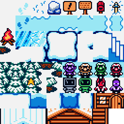 WildLeoKnight's tweet photo. A comfy #MyWinterWorld for @Saultoons challenge. Made it with some gbc restrictions in mind.
#pixelart https://t.co/YlfuncVCbZ