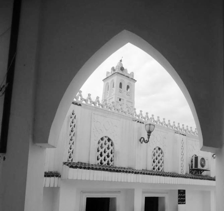 Puis la mosquée Sidi 'Oqba à Biskra où est enterré 'Oqba Ibn Naafi gouverneur et émir d'Ifriqiya sous le califat Omeyyade fabriqué en bois, troncs de palmier, enduit, pierre et chaux. Elle sera agrandit plus tard sous les zirides.> http://islamicart.museumwnf.org/database_item.php?id=monument;ISL;dz;Mon01;15;en