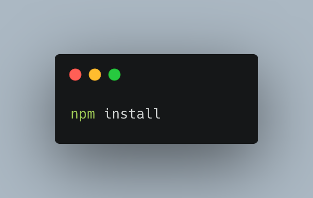 'npm install' once, to create your package-lock.json.It's not really necessary at this stage as there are no dependencies at all but it helps to prevent further warnings when later building your container image.
