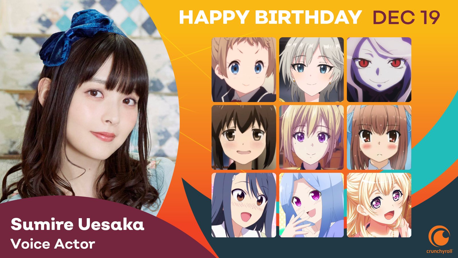 Crunchyroll - Happy Birthday to the Japanese Voice Actor