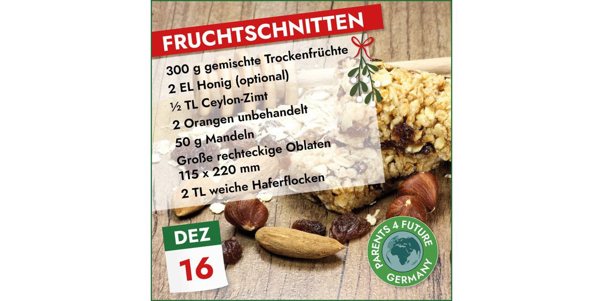 parents4future's tweet photo. Ein leckeres Fruchtschnitten-Rezept gefällig?
▶️ https://t.co/T7Ku5YaYAn #P4FAdventskalender2020 #fruchtig #RezeptIdeen #Kinderessen #Sportnahrung #gesundundlecker https://t.co/ECvv3Fc6bd