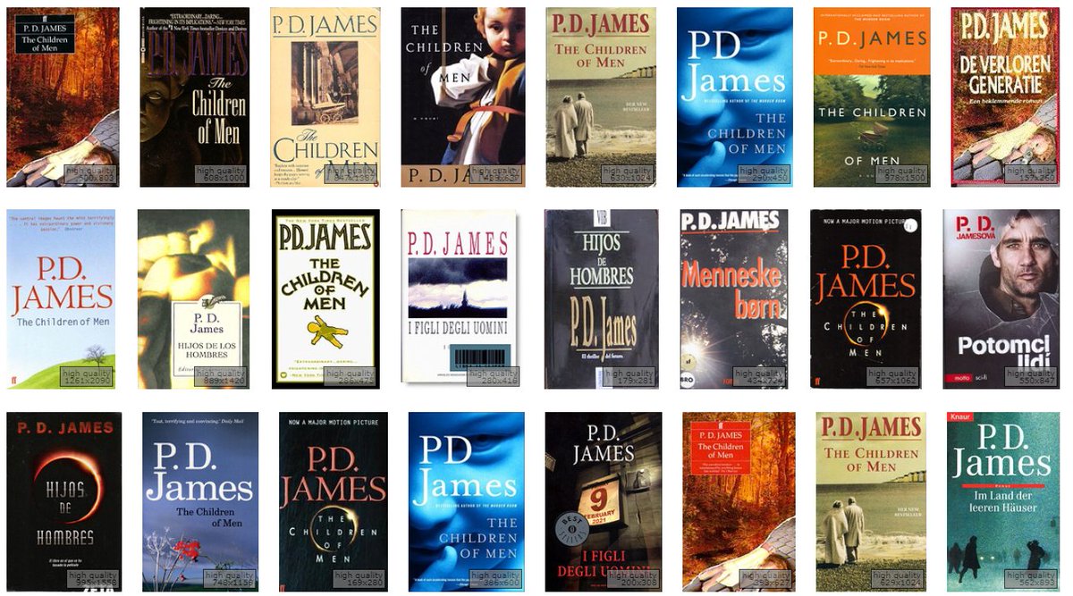 PD James' The Children of Men is set in 2021, 25 years after human reproduction has mysteriously ceased. Or has it?  https://amzn.to/3h6FJ95&nbsp;