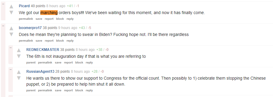 They see it as a "marching order". And some are preparing to storm the Capitol to stop the certification. They genuinely believe they are doing it on Trump's orders.