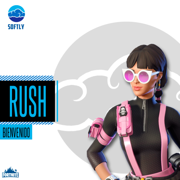 Softly_team's tweet photo. Damos la bienvenida a Rush esperamos que disfrutes de tu estadía y des lo mejor de ti!☁️
#SoftlyUp #bienvenido #Fortnite https://t.co/DXLvoq3UB9