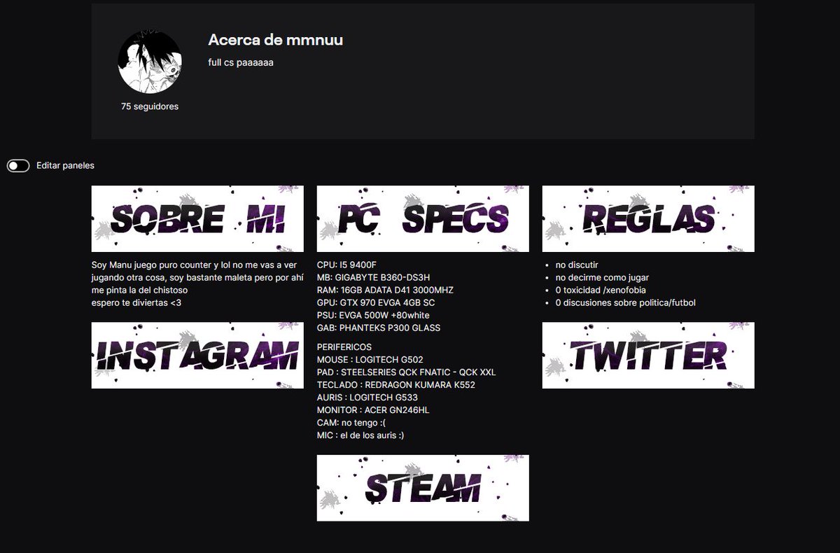 mimispsd's tweet photo. Así se verían en twitch https://t.co/L52Fe2ieyo