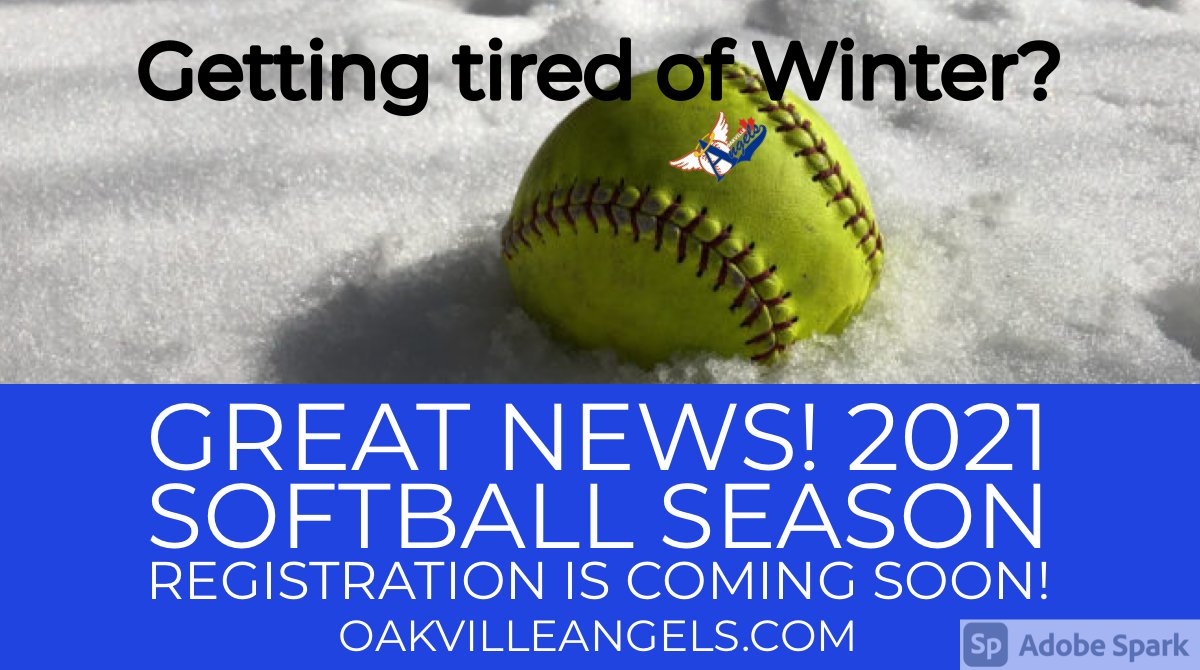 oakvilleangels's tweet photo. 2021 @oakvilleangels Houseleague Season Registration is coming soon, stay tuned and check https://t.co/vGeIQzqfoc for more info #12daysofsoftball https://t.co/E3Pd8B0qA0