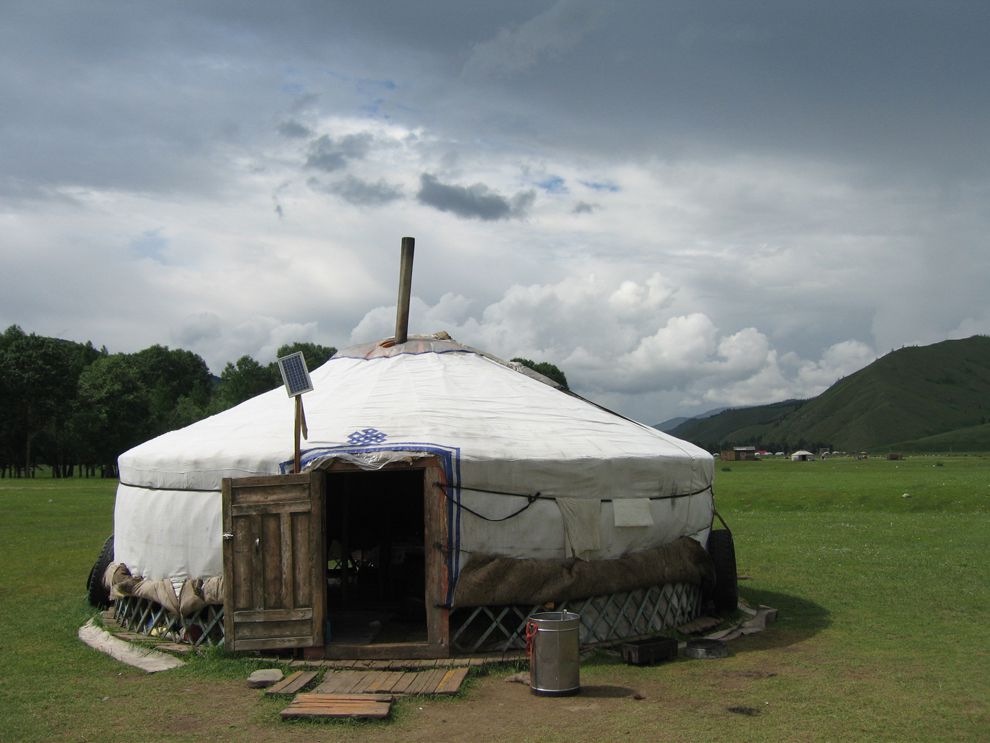 3. Yurts, or Mongolian Gers—the portable, circular dwellings used by several distinct nomadic groups in the steppes of Central Asia. [Source of the photos:  https://nationalgeographic.org/encyclopedia/yurt/]