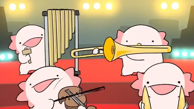 からめる 急に全てが嫌になったウーパールーパー