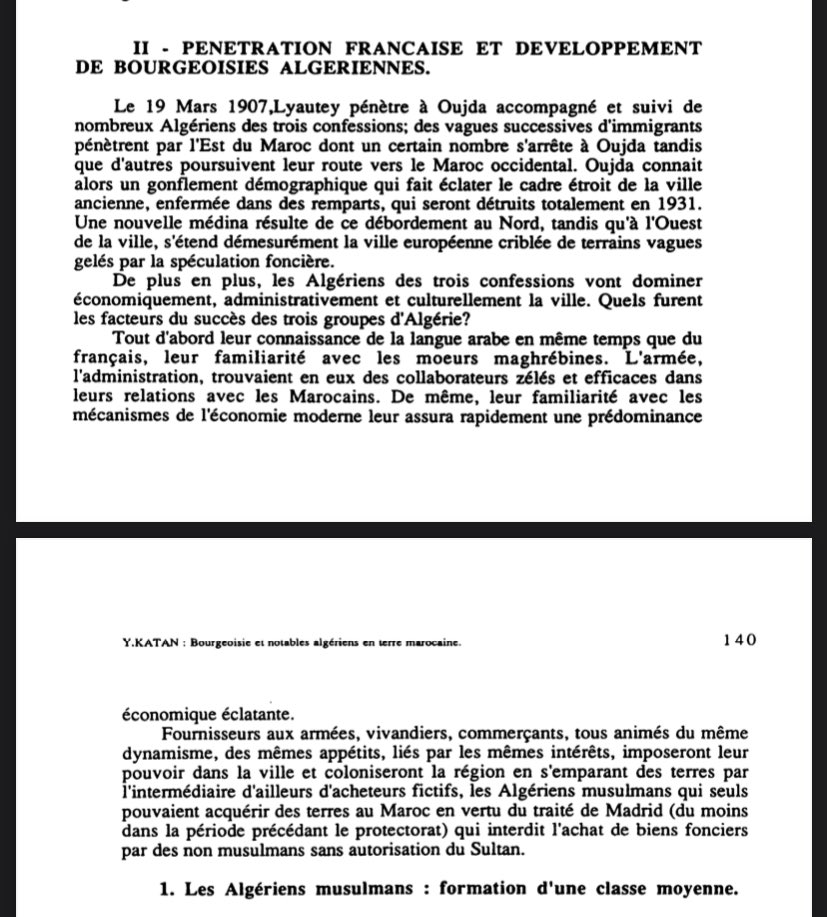 Ce qui est normal car Lyautey appellait les algériens dans de nombreux domaines à savoir l'interpretariat, l'économie et l'artisanat :