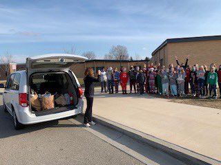 AlwardElem's tweet photo. This is definitely the season of giving and COVID didn’t stop our fifth grade classes from bringing in donations for Mary Freebed! What a great way to help support our community!! https://t.co/K8MBYwzgWL