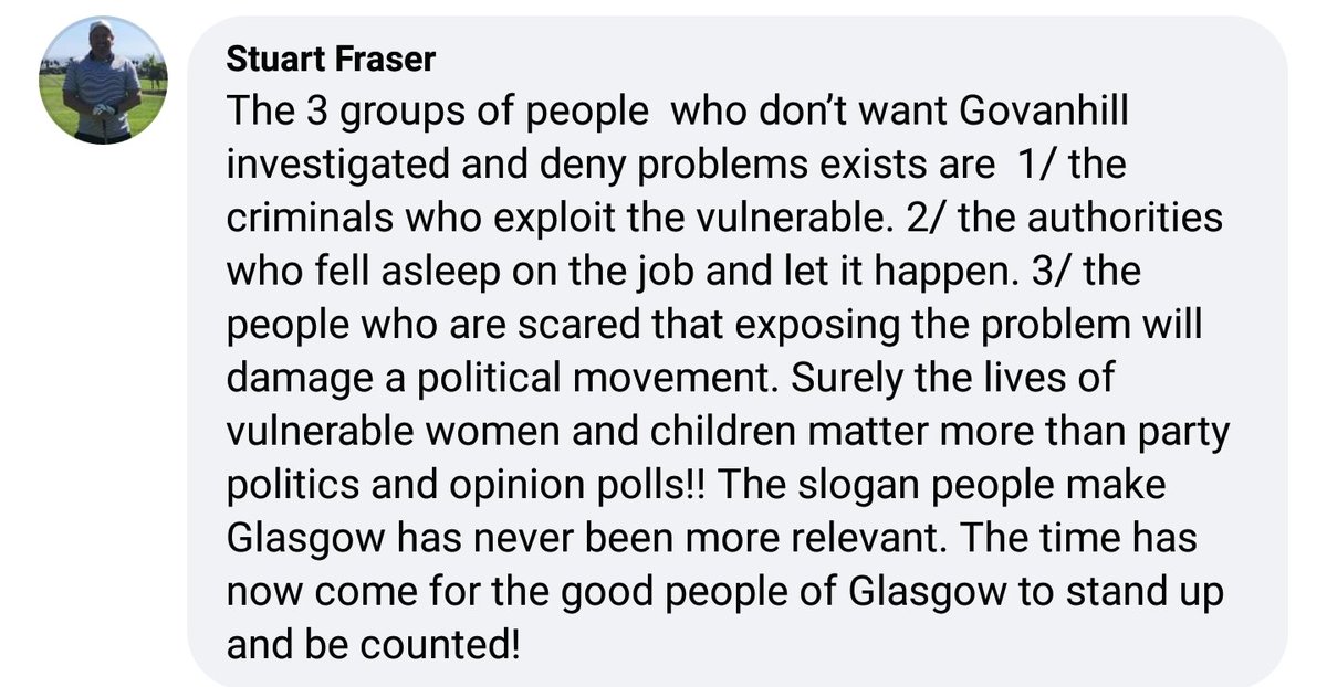 <a href="/ACGlasgow_/">Alex Cairnie</a> Alex Cairnie's post on FB..

@LadyCatHT article on 30/11/20 glasgowtimes.co.uk/news/18908740.…

And a comment from Stuart Fraser that sums it all up to a tee..

#Govanhill 
#GovanHell
#ShineALight