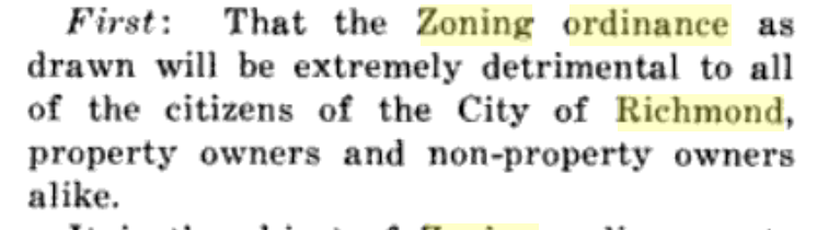 Don't worry Real Estate Men, Saville will list each of your objections and tell you why you're wrong. First up, will zoning be "extremely detrimental" to everyone (I assume we are talking about white people)?