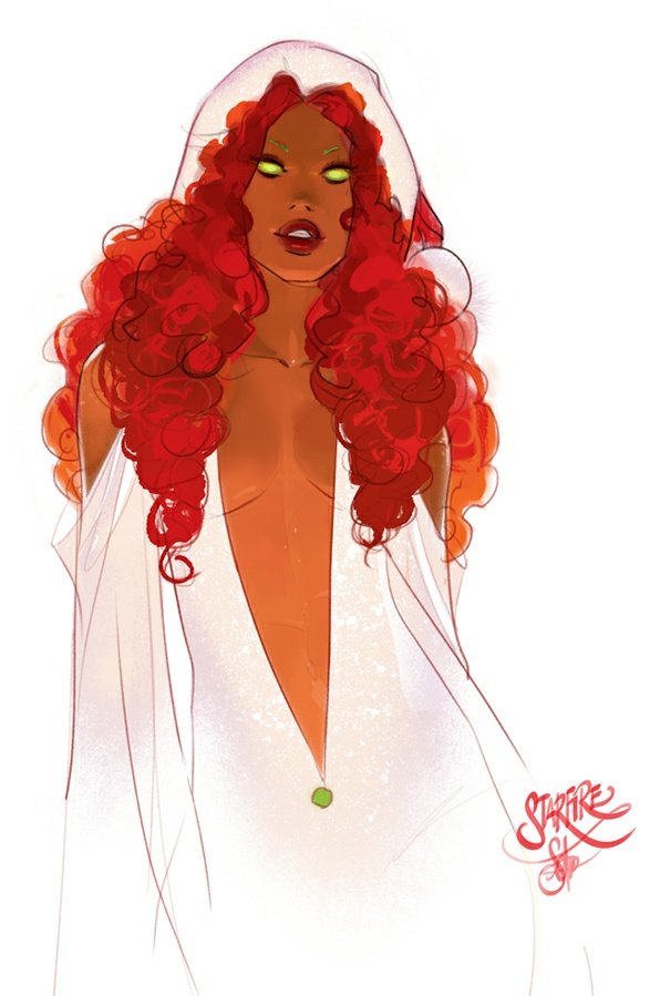 taliasghul's tweet photo. starfire by otto schmidt >>> https://t.co/iOGEEbEEBR