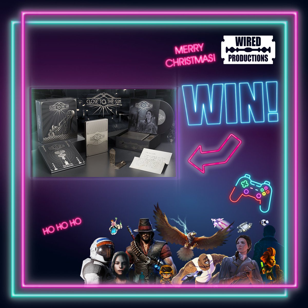WiredP's tweet photo. ๐4 Days until #Wiredmas ๐
Get a little #CloseToTheSun with this GORGEOUS collectors edition for todays gift!
1๏ธโฃ Follow us
2๏ธโฃ Retweet with #Wiredmas & your platform of choice
3โฃ We'll pick a winner tomorrow!
#COMPETITION Ends 2pm 22/12
#Giveaway https://t.co/04pwylMVDJ