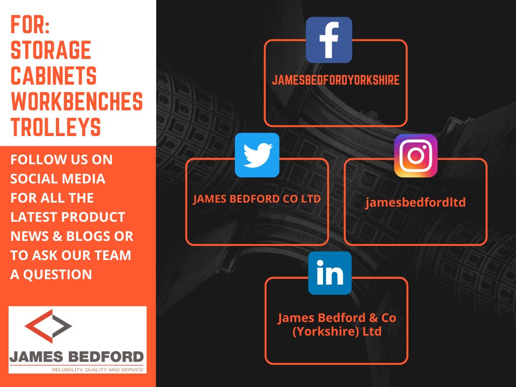 Follow us across social media to keep up to date with the latest news, views and product reviews! 
#manufacturing #engineering #welding #madeintheuk #sitesafety #healthandsafety #facilities #storage #safestorage #hazardousstorage #workbenches #trolleys