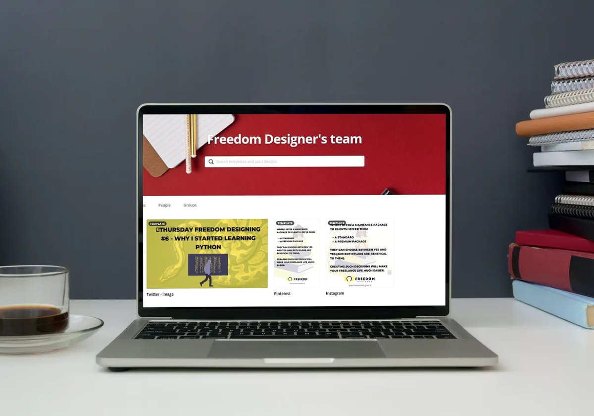 Canva is super powerful as you can redesign your content just there - no added soft is needed. The free version is sufficient. And because I love you, I will share with you all of my social accounts templates FOR FREE. GET IT HERE:  http://www.freedomdesigner.io/412&nbsp;