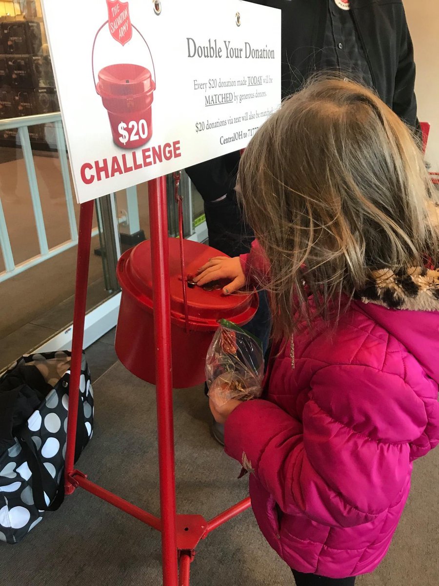 We're challenging you to donate $20 when you see us out at Easton Town Center today! All donations made today will be MATCHED, turning your $20 into $40 for families in need!