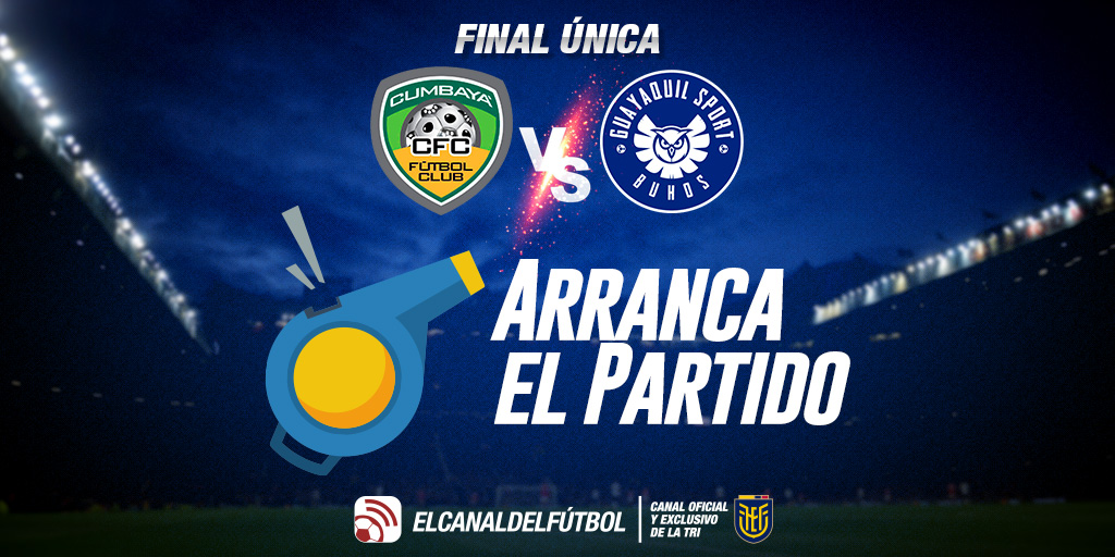 ElCanalDFutbol's tweet photo. ARRANCAAAAAAAAA EL PARTIDO: 

@Cumbaya_Oficial 🆚 @GuayaquilSport en el estadio Municipal de Otavalo

FINAL ÚNICA | #SegundaxECDF https://t.co/3oRsz704Nk