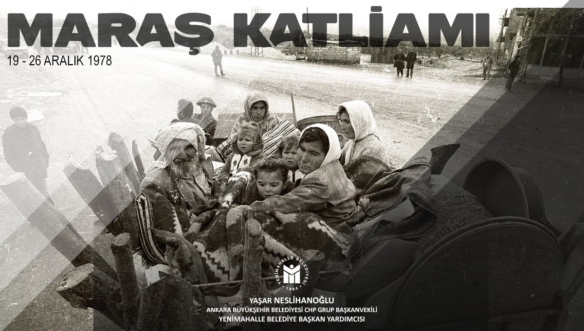 Yakın tarihimizin kara lekelerinden olan #MaraşKatliamı bir insanlık suçudur!

Katliamın yıldönümünde yaşamını yitiren tüm canlarımızı rahmetle anıyorum.