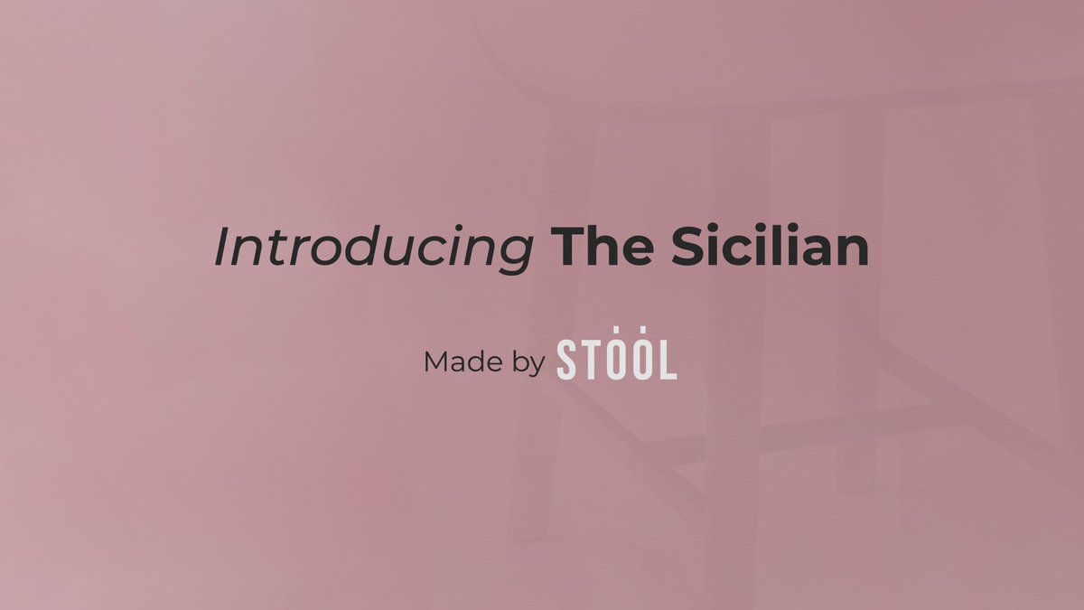 I started this project with an idea, to model a chair. But it evolved into what I'm about to present. My goal evolved into discovering how far I could go into building a product. Without further ado I present to you: The Sicilian.