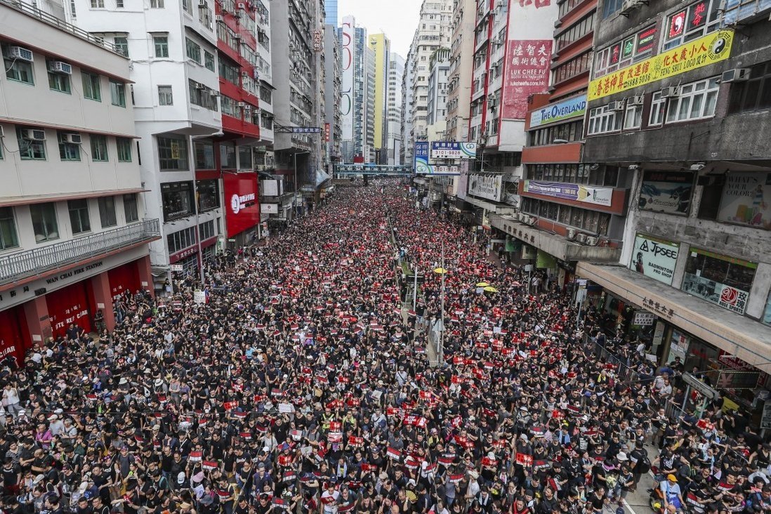 2/For me, as for a lot of people in Asia, the key moment was the Hong Kong protests.They were absolutely enormous. Almost 2 million Hong Kongers, out of a total population of 7.5 million, turned out in the streets to demand universal suffrage.