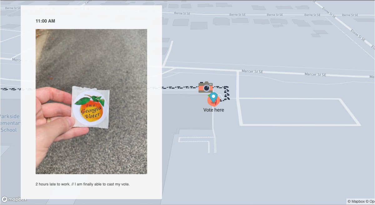 Mapbox's tweet photo. “I took the Election Mapping Challenge as my invitation to make my static map into something interactive and to level up my rookie engineer skills." Explore the winning project by @SarahLashinsky: https://t.co/v7KgAAsOzE #electionmapping https://t.co/OaOtmyTtLV