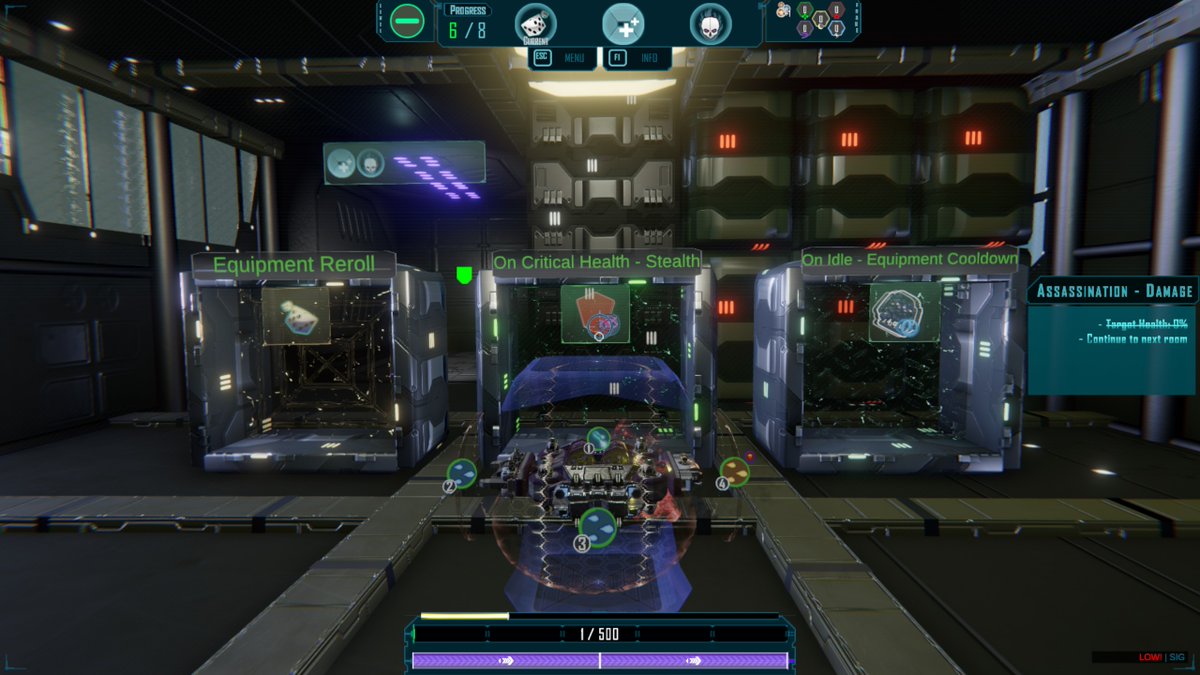 WhimsyGames's tweet photo. In the #roguelike Patrol Mode, these crucial moments between rounds to upgrade and fix your ship mean everything. #screenshotsaturday #indiegamedev https://t.co/PJrIq1WfwP