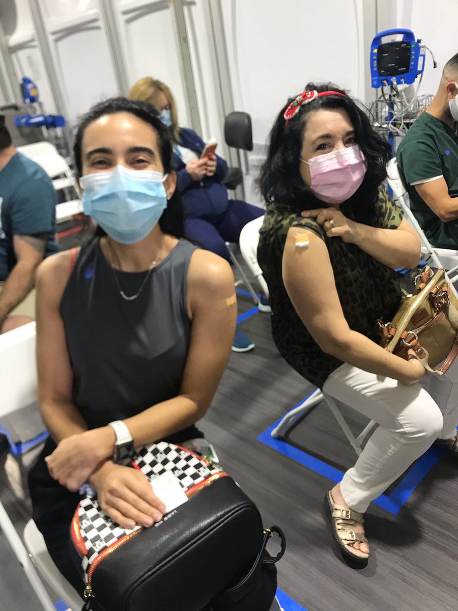 ArnpLima's tweet photo. Doing our part to ensure safety for everyone from COVID-19 #IGotTheShot @SylvesterCancer https://t.co/ckZ5t2SDls