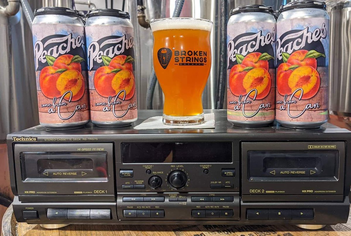 🚨🍑Peaches Come From A Can🍑🚨

brokenstringsbrewery.com/store
Peach Milkshake Hazy IPA w/ Lactose and Vanilla - 4 pack