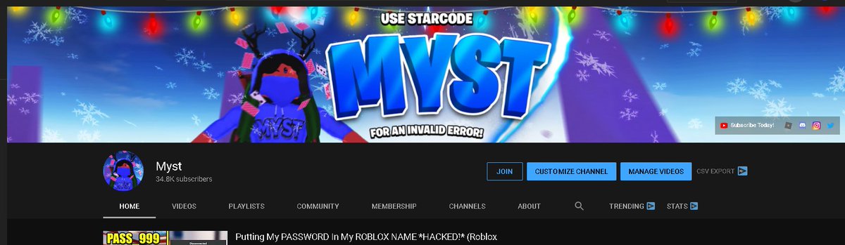 Channel Revamp! The festive season is here ☃️