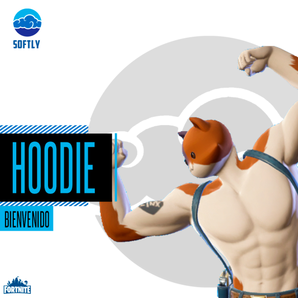 Softly_team's tweet photo. Damos la bienvenida a Hoodie esperamos que demuestres tu mejor nivel!!☁️
#SoftlyUp #bienvenido #Fortnite https://t.co/k3fjlasV25