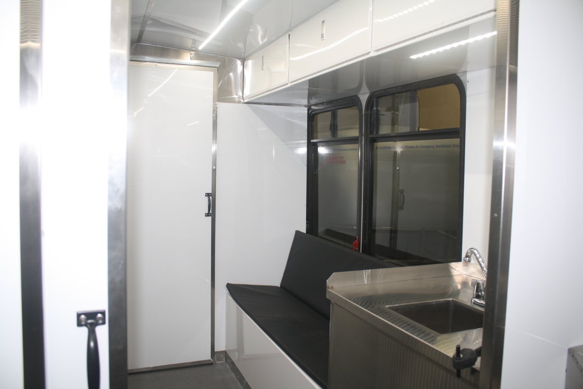 Apollo is not just about #foodtrucks  We also manufacture Mobile #merchandisingtrucks  Dentist and Medical trucks.  This latest health wellness truck for Night Shift Industries is on its way for paint and graphics.  Soon to be on the streets of Surrey helping those in need