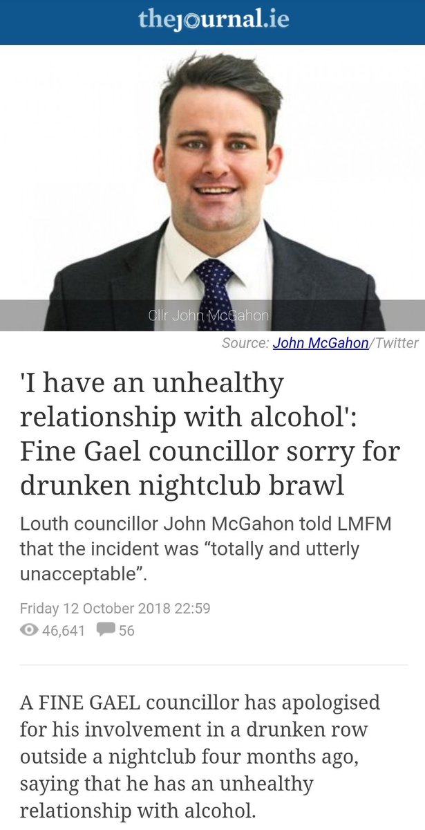 Fine Gael Senator  @John_McGahon