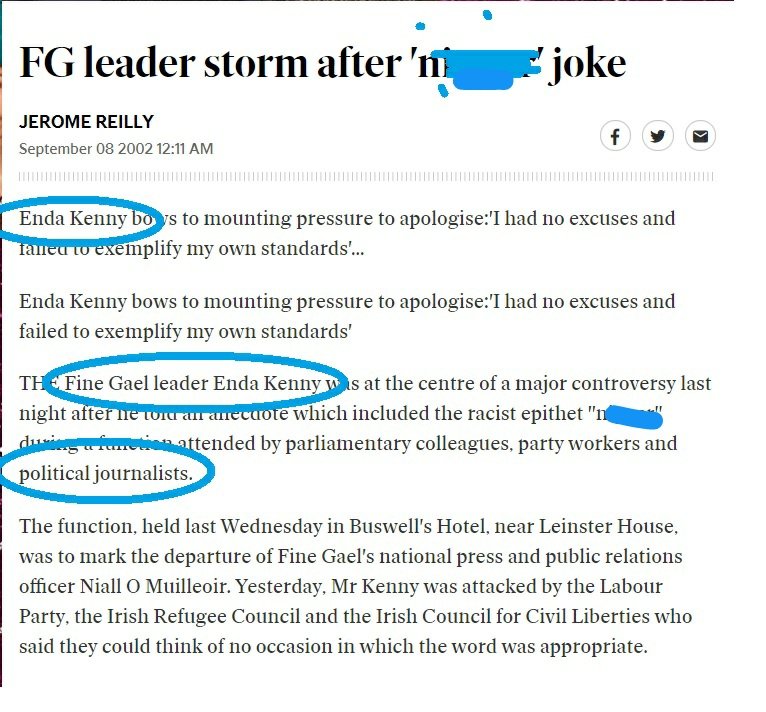 Ex-Fine Gael leader Enda Kenny