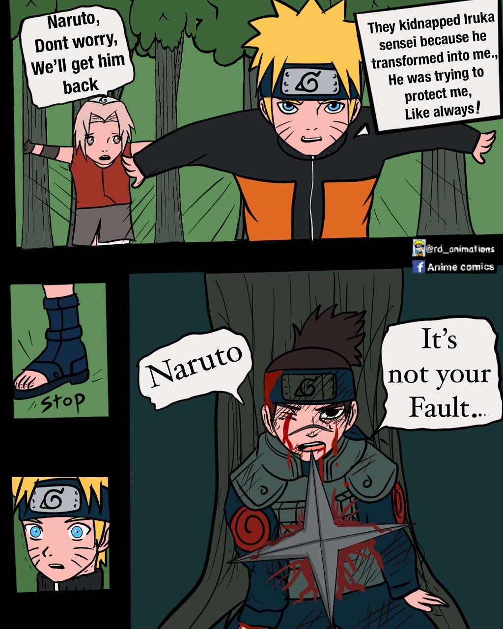 How did Naruto not become evil because of what he went through as