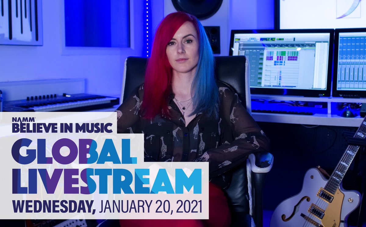 emmamcgann's tweet photo. I’ll be performing at NAMM’s Believe In Music Global Livestream in January with an awesome roster of artists from over 23 countries! 🤘🏻❤️💙 

Free to watch. Register here: https://t.co/juYhQU6pvl

Full Line-Up: https://t.co/yaL0pvLIJn

@NAMMShow @NAMM #BelieveInMusic https://t.co/dhgnCRkps0