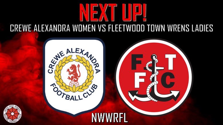 CreweAlexWomen's tweet photo. 👉 NEXT UP | #CreweAlexWomen host @FTownwrens on Sunday in the North West Women’s Regional League Premier Division!

Kick-off at the Cumberland Arena (CW1 2BD) will be 2:00pm

⚠️ Limited Spectators 

🔴⚪⚽ #OneAlex #CreweAlexWomen #NWWRFL https://t.co/AuBekyELqp