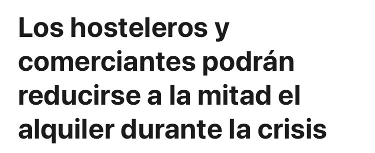 kakskhl's tweet photo. Los hosteleros y comerciantes podrán reducirse a la mitad el alquiler durante la crisis via @el_pais https://t.co/xYtPOHHQJU https://t.co/K6tUYBKmpC