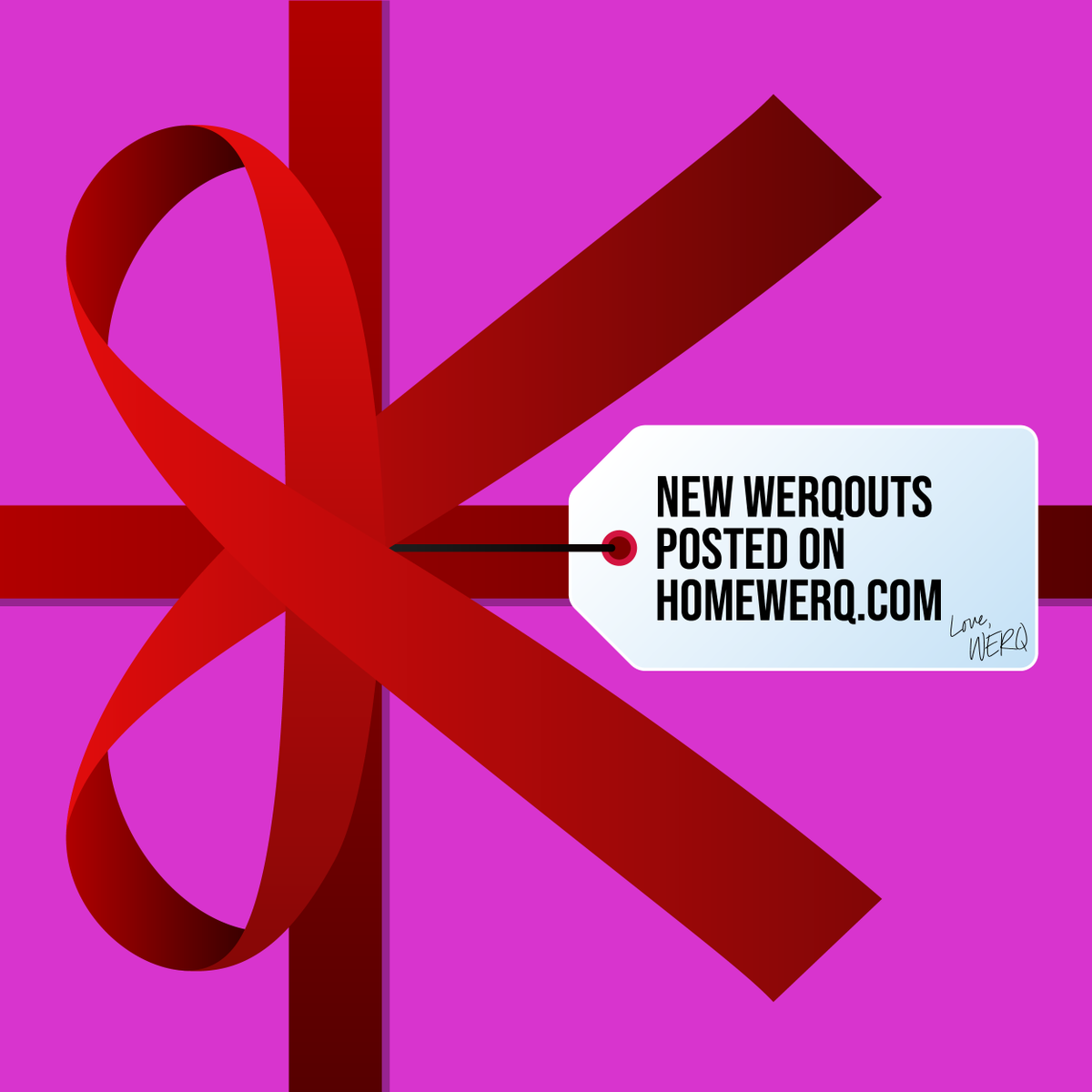 No time like the *present*! 🎁 Come WERQout with us over at homeWERQ.com!