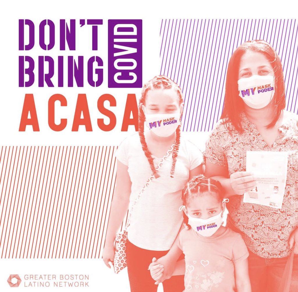 Just wear that mask, por tu familia. Su salud depende de tí!

Protect your family and use that mask!
#MyMaskMiPoder