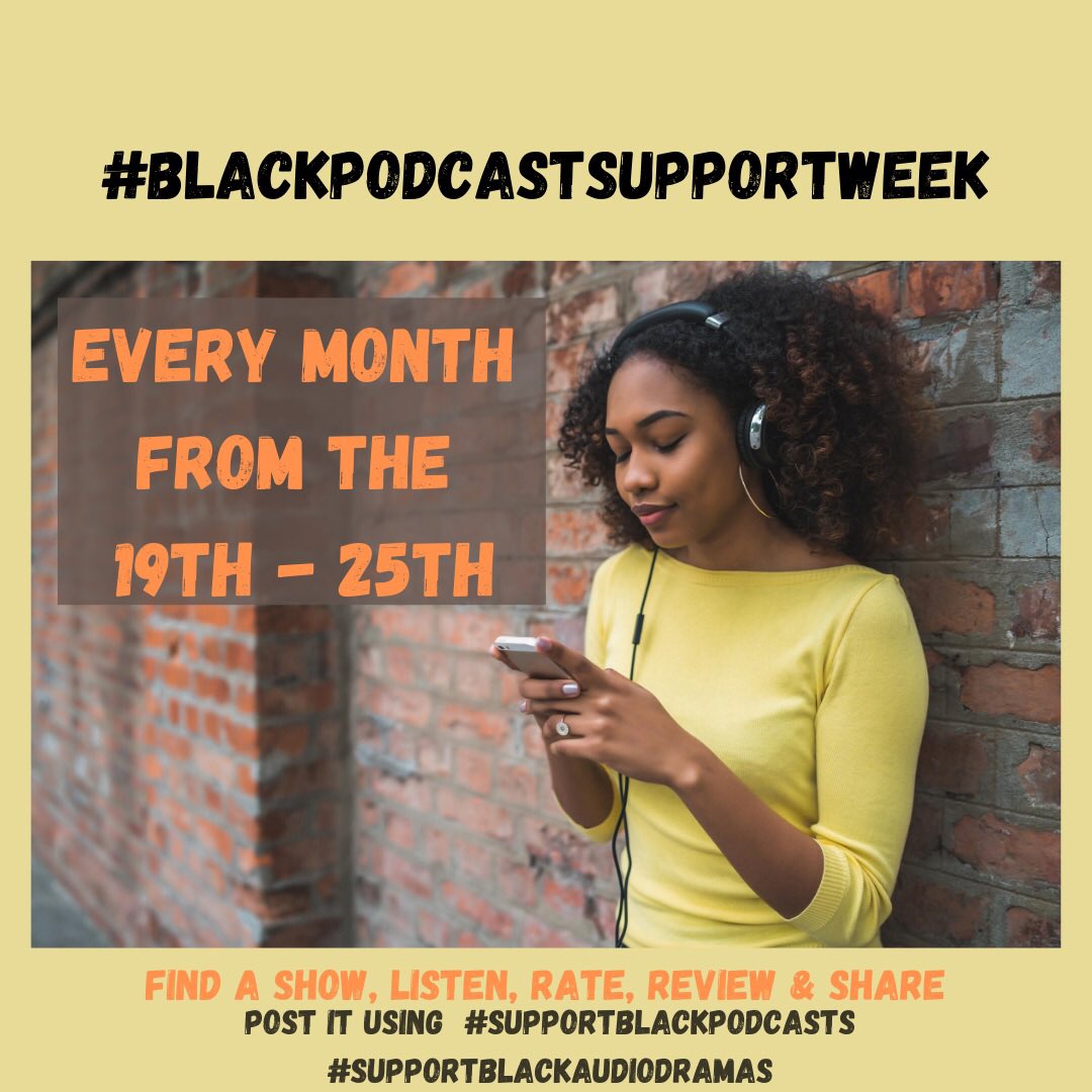 🕵🏽♀️Deadbeats🕵🏽♀️ Aka Deadbeats, Inc. (@deadbeats_inc) on Twitter photo Hey hey, it’s the last run for 2020! Pick a show or 7 and show ya love! Start over at <a href="/BlkAudioDramas/">BlackAudioDramasExist</a> ✊🏾🎧✊🏾 Hey hey, it’s the last run for 2020! Pick a show or 7 and show ya love! Start over at <a href="/BlkAudioDramas/">BlackAudioDramasExist</a> ✊🏾🎧✊🏾
