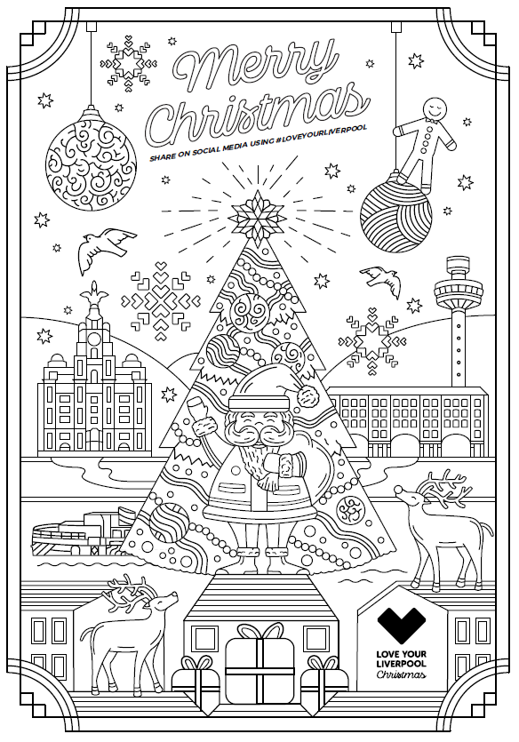 VisitLiverpool's tweet photo. 𝘾𝙝𝙧𝙞𝙨𝙩𝙢𝙖𝙨 𝘾𝙤𝙡𝙤𝙪𝙧𝙞𝙣𝙜 𝙄𝙣 🎄

We've created a new colouring in sheet to celebrate the festive period. Download, print, colour and share with us! #LoveYourLiverpool 🤍

https://t.co/j39JeL5DFT https://t.co/qqzxUuVyW9